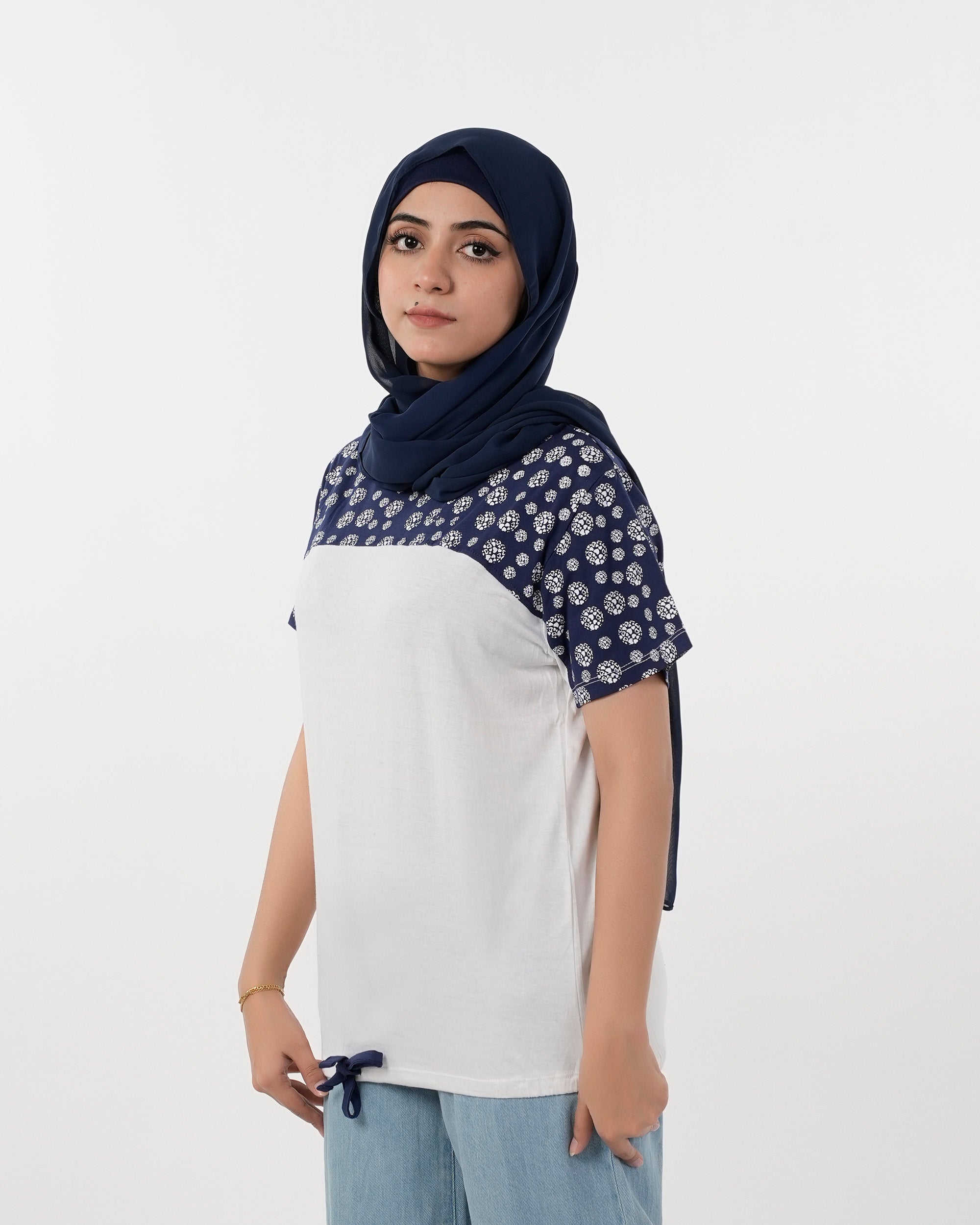 Eminent Women's Half Sleeves T-Shirt - Mid Blue, Women T-Shirts & Tops, Eminent, Chase Value