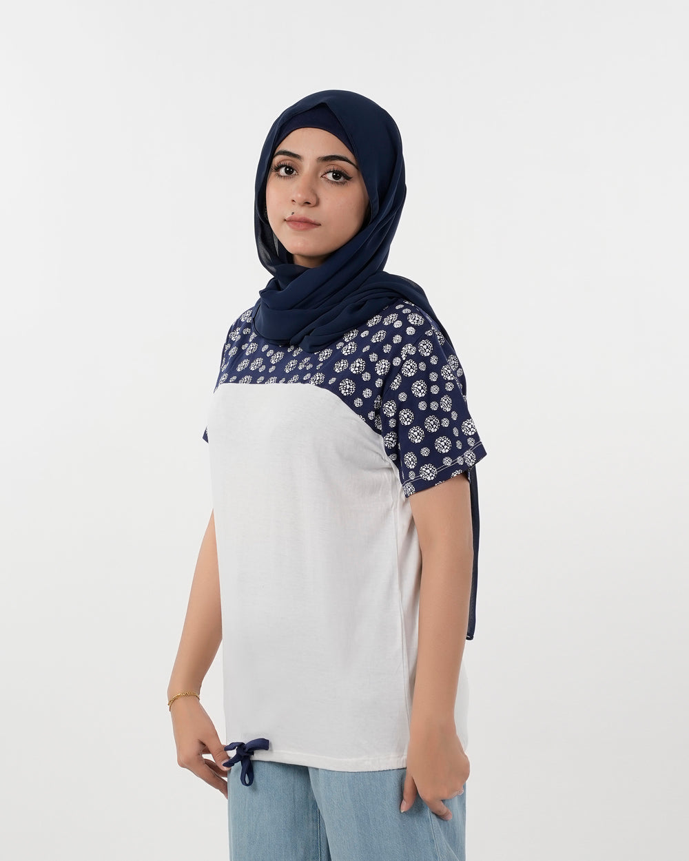 Eminent Women's Half Sleeves T-Shirt - Mid Blue, Women T-Shirts & Tops, Eminent, Chase Value