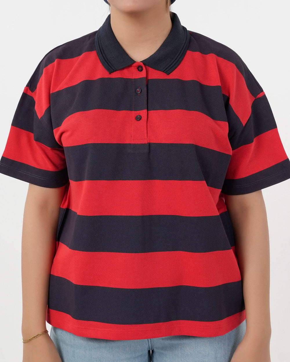Eminent Women's Half Sleeves T-Shirt - Navy Blue, Women T-Shirts & Tops, Eminent, Chase Value