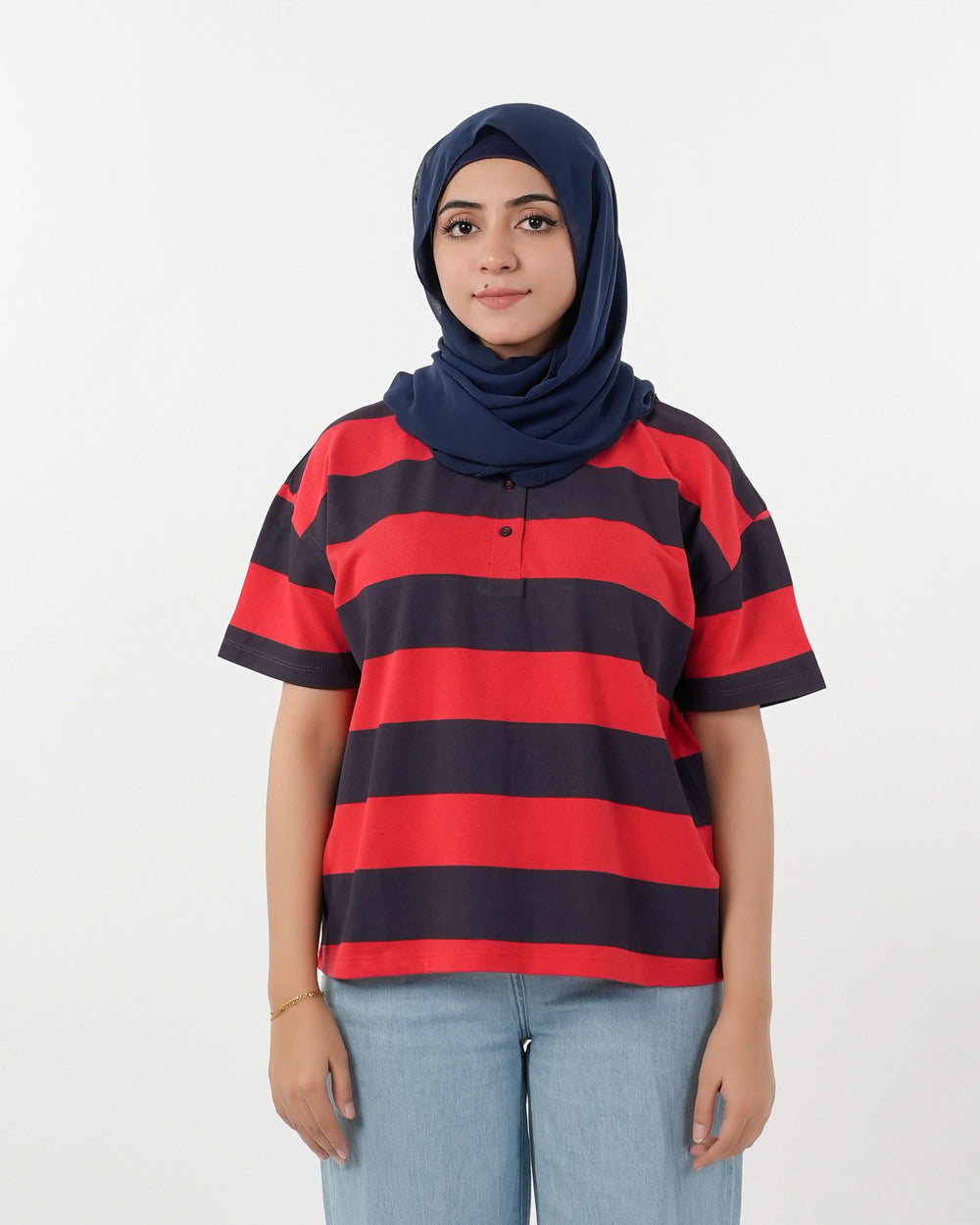 Eminent Women's Half Sleeves T-Shirt - Navy Blue, Women T-Shirts & Tops, Eminent, Chase Value