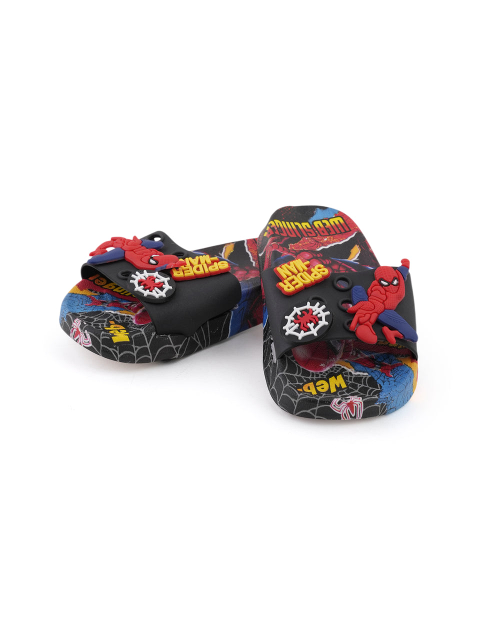 Boys Slider Web Slinger, Boys Slippers, Chase Value, Chase Value
