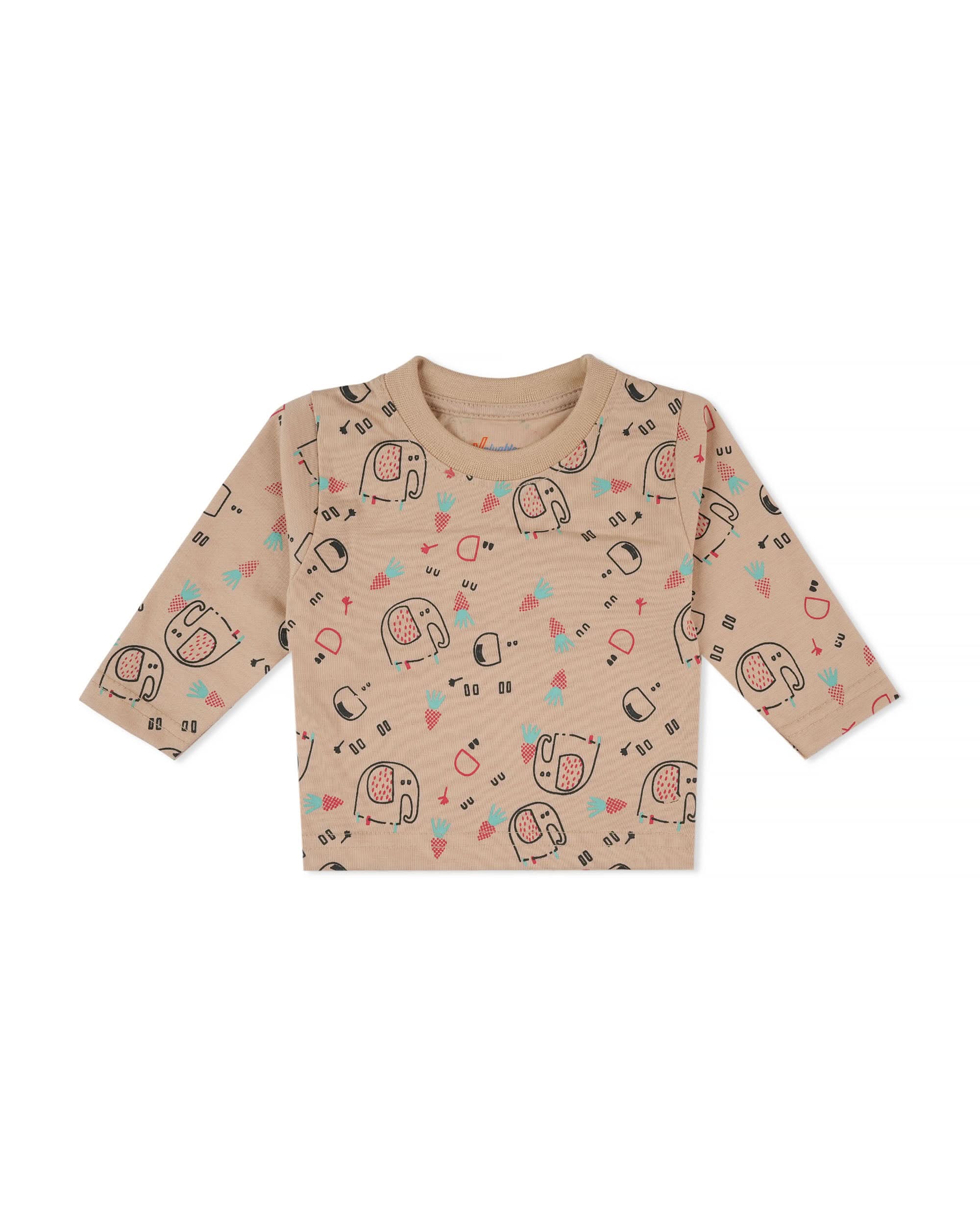 Valuables Newborn Boys Tees Full Sleeves, Newborn Boys Sando T-Shirts, Chase Value, Chase Value