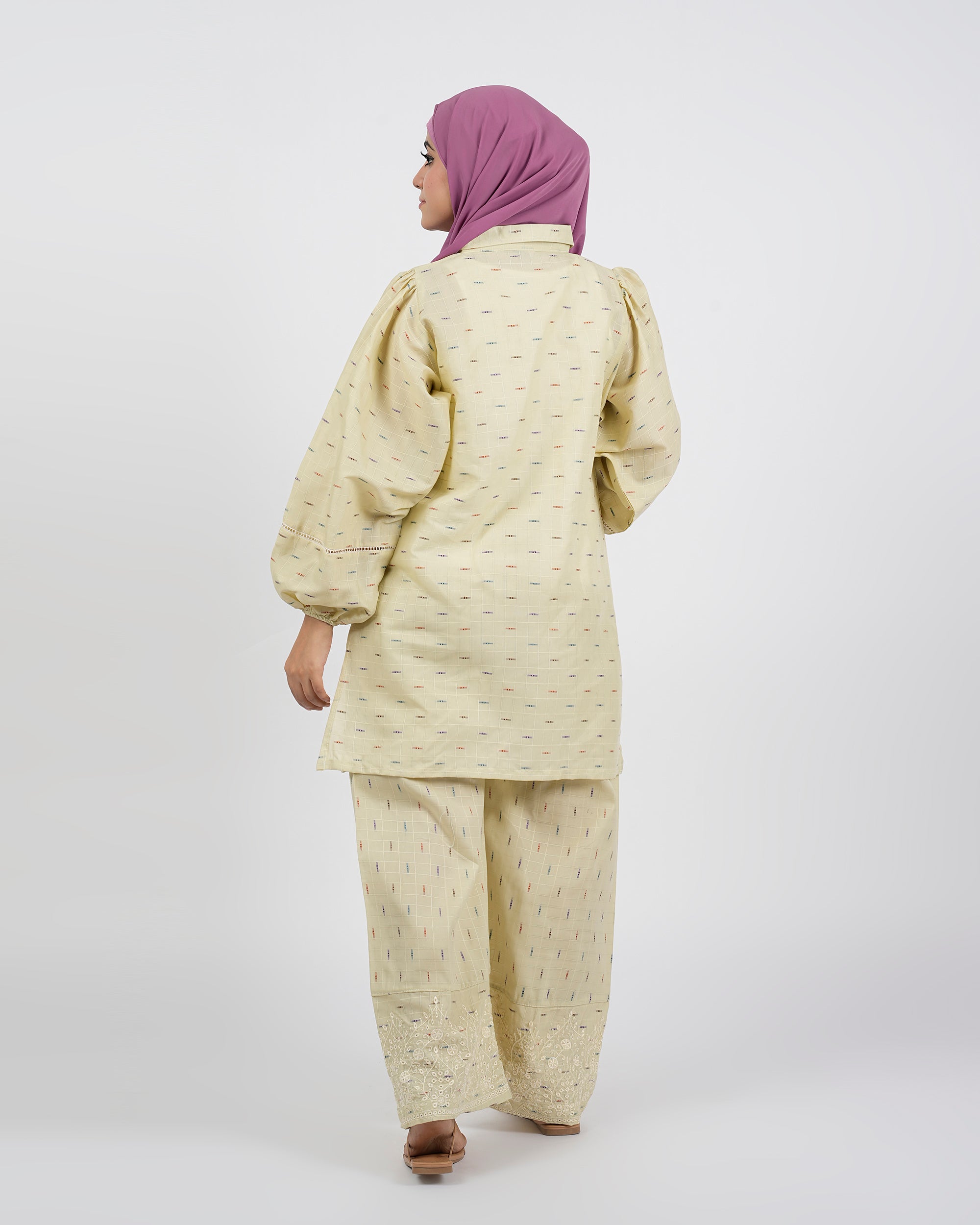 Valuables Women Eastern Fusion Embroidered 2Pcs