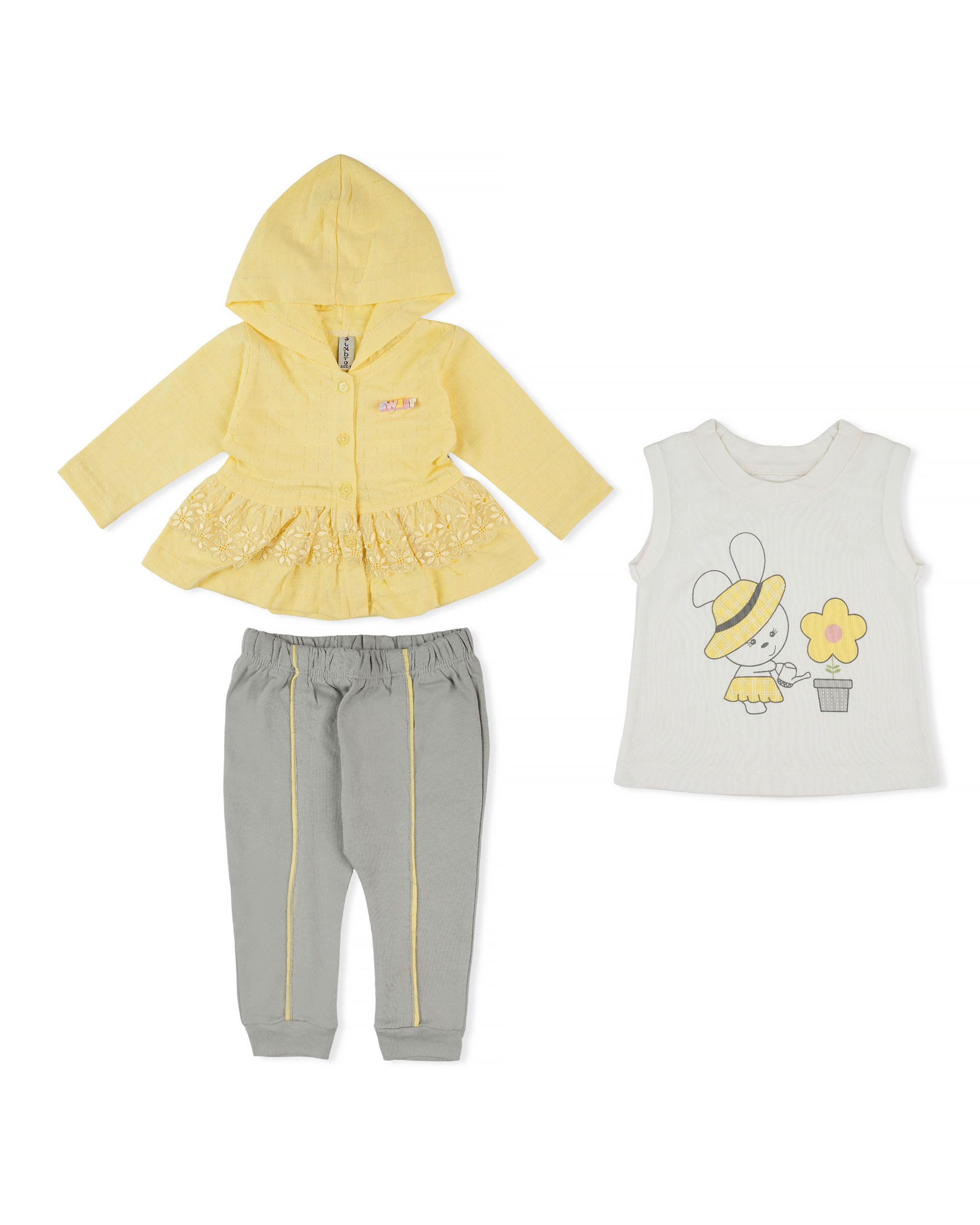 Newborn Girls Full Sleeves Suit, Newborn Girls Sets & Suits, Chase Value, Chase Value