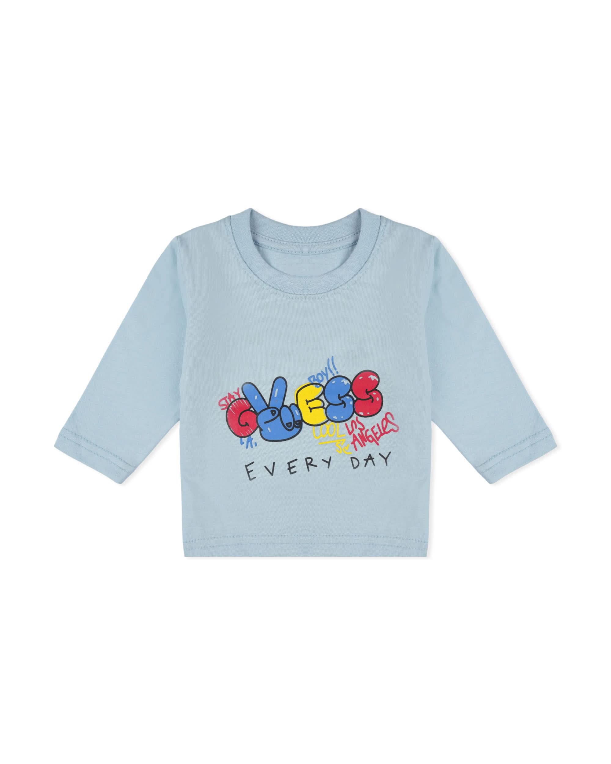 Valuables Newborn Boys Tees Full Sleeves, Newborn Boys Sando T-Shirts, Chase Value, Chase Value
