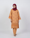 Eminent Women's Embroidered 03 Pcs Shalwar Suits - Brown, Women Shalwar Suits, Eminent, Chase Value