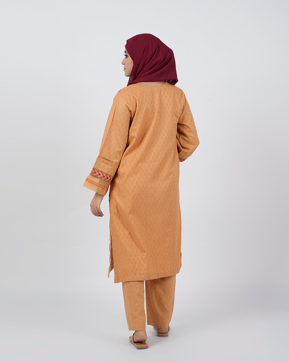 Eminent Women's Embroidered 03 Pcs Shalwar Suits - Brown, Women Shalwar Suits, Eminent, Chase Value