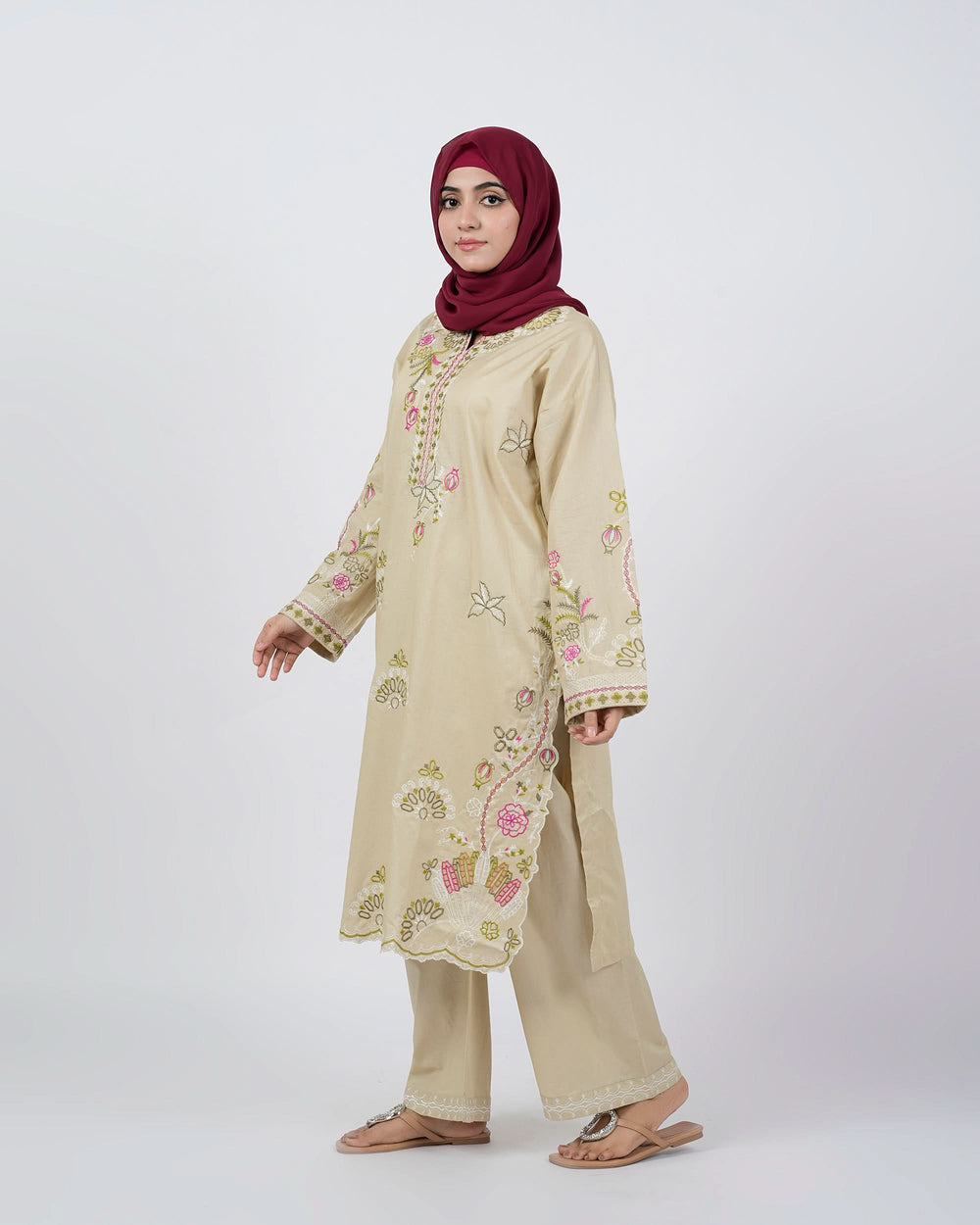 Valuables Women Embroidered 2PCS Suit, Women Shalwar Suits, Chase Value, Chase Value