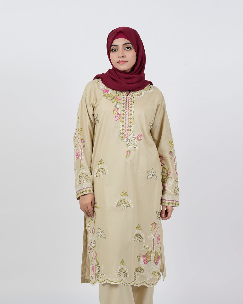 Valuables Women Embroidered 2PCS Suit, Women Shalwar Suits, Chase Value, Chase Value