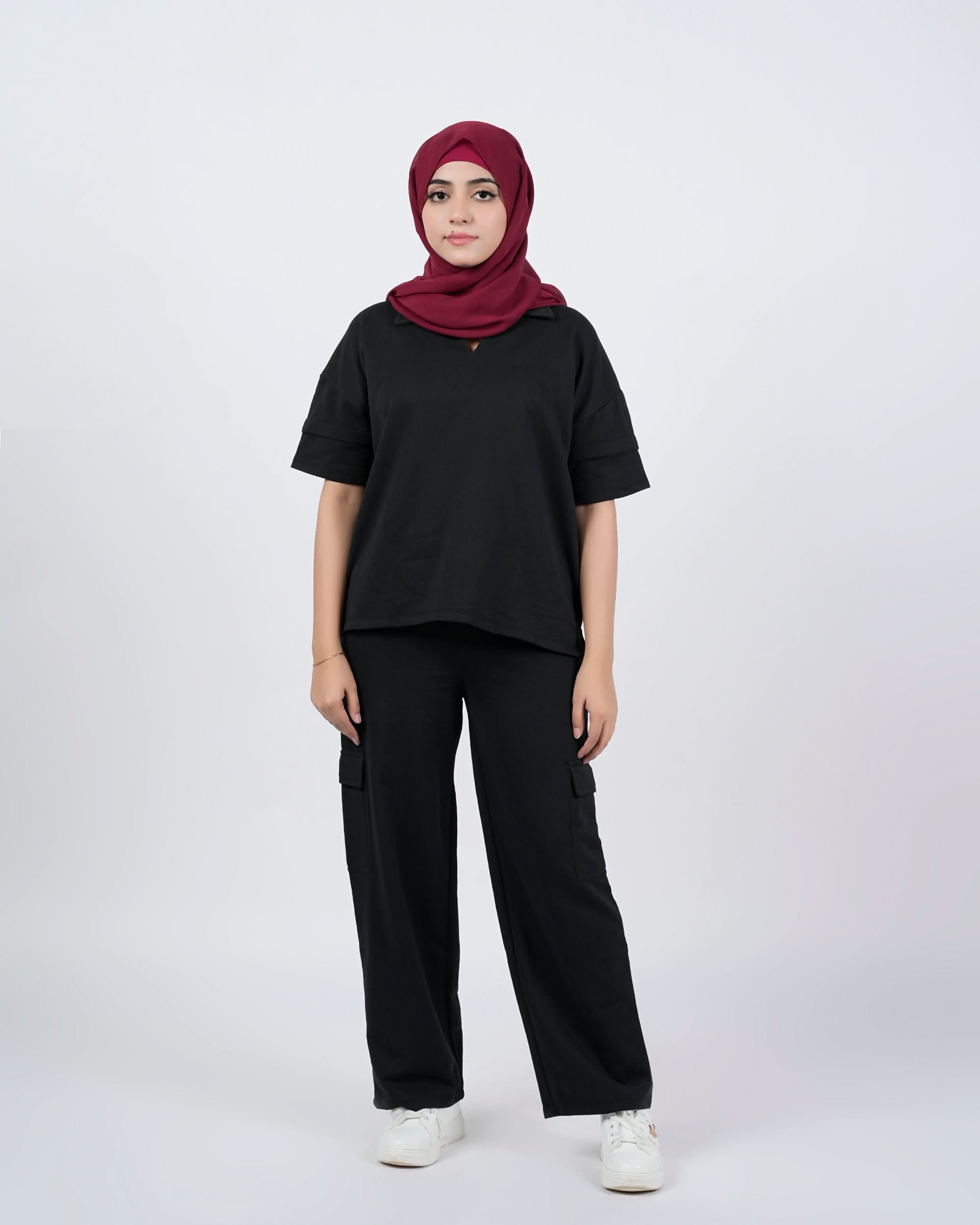 Eminent Women's Cord Set - Black, Women Co-Ord Set, Eminent, Chase Value