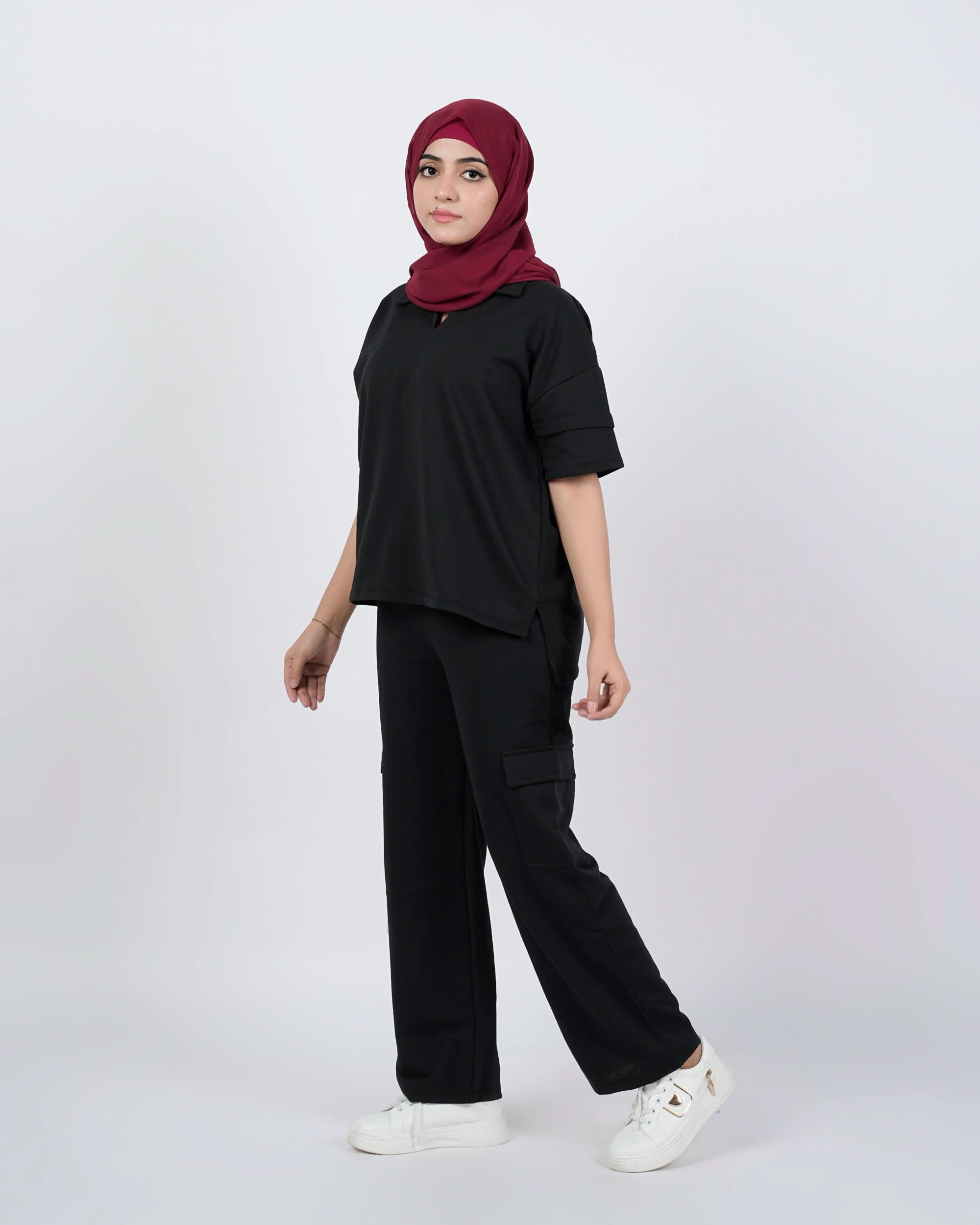 Eminent Women's Cord Set - Black, Women Co-Ord Set, Eminent, Chase Value