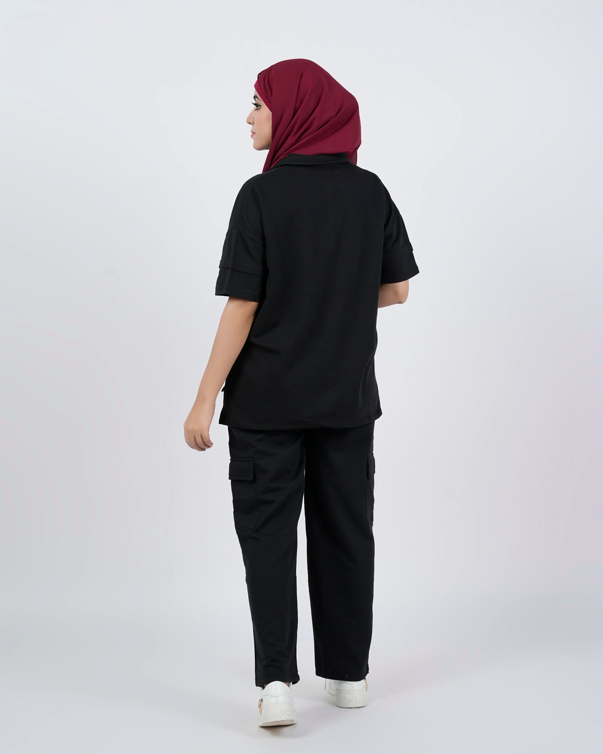 Eminent Women's Cord Set - Black, Women Co-Ord Set, Eminent, Chase Value
