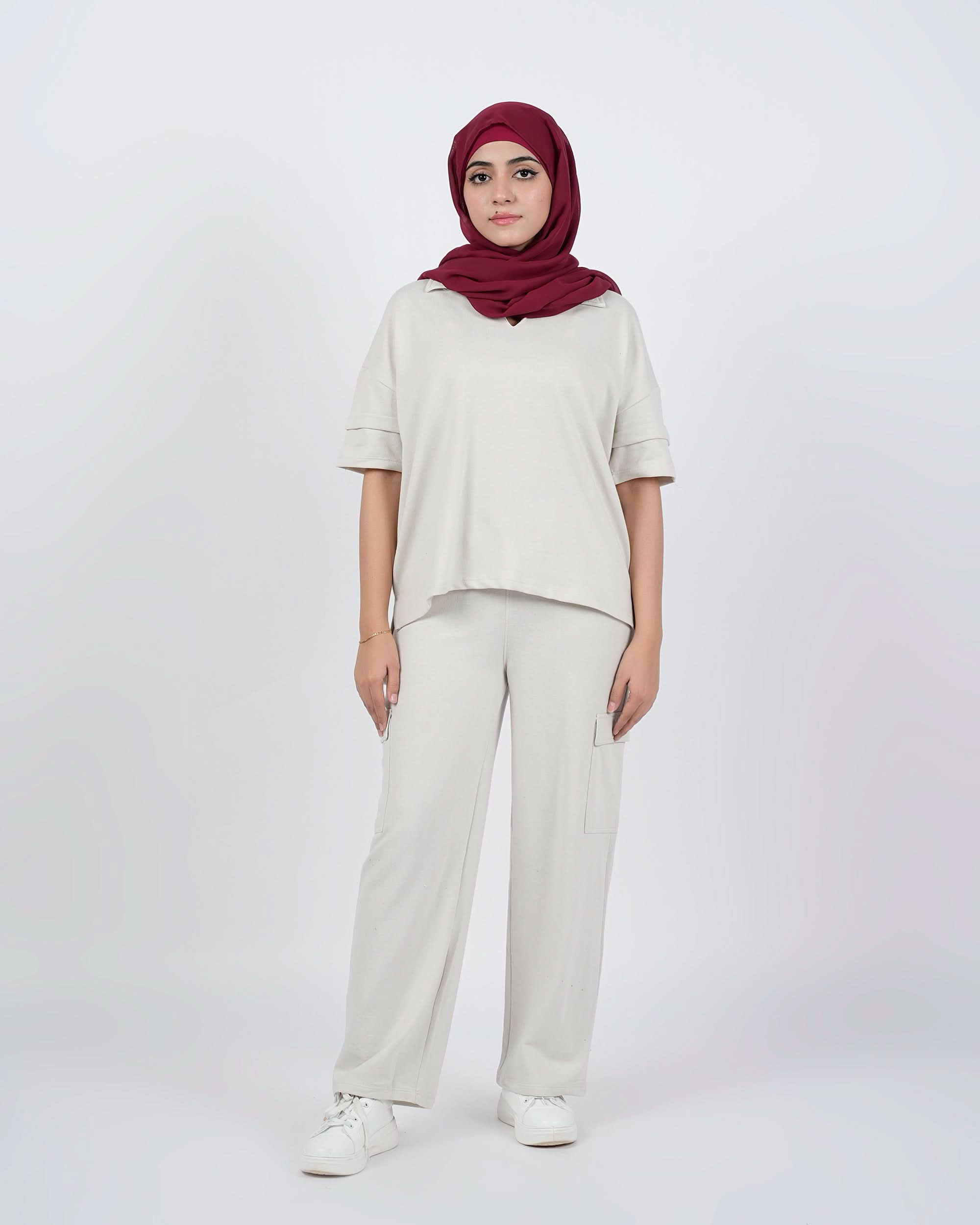 Eminent Women's Cord Set - Sand, Women Co-Ord Set, Eminent, Chase Value