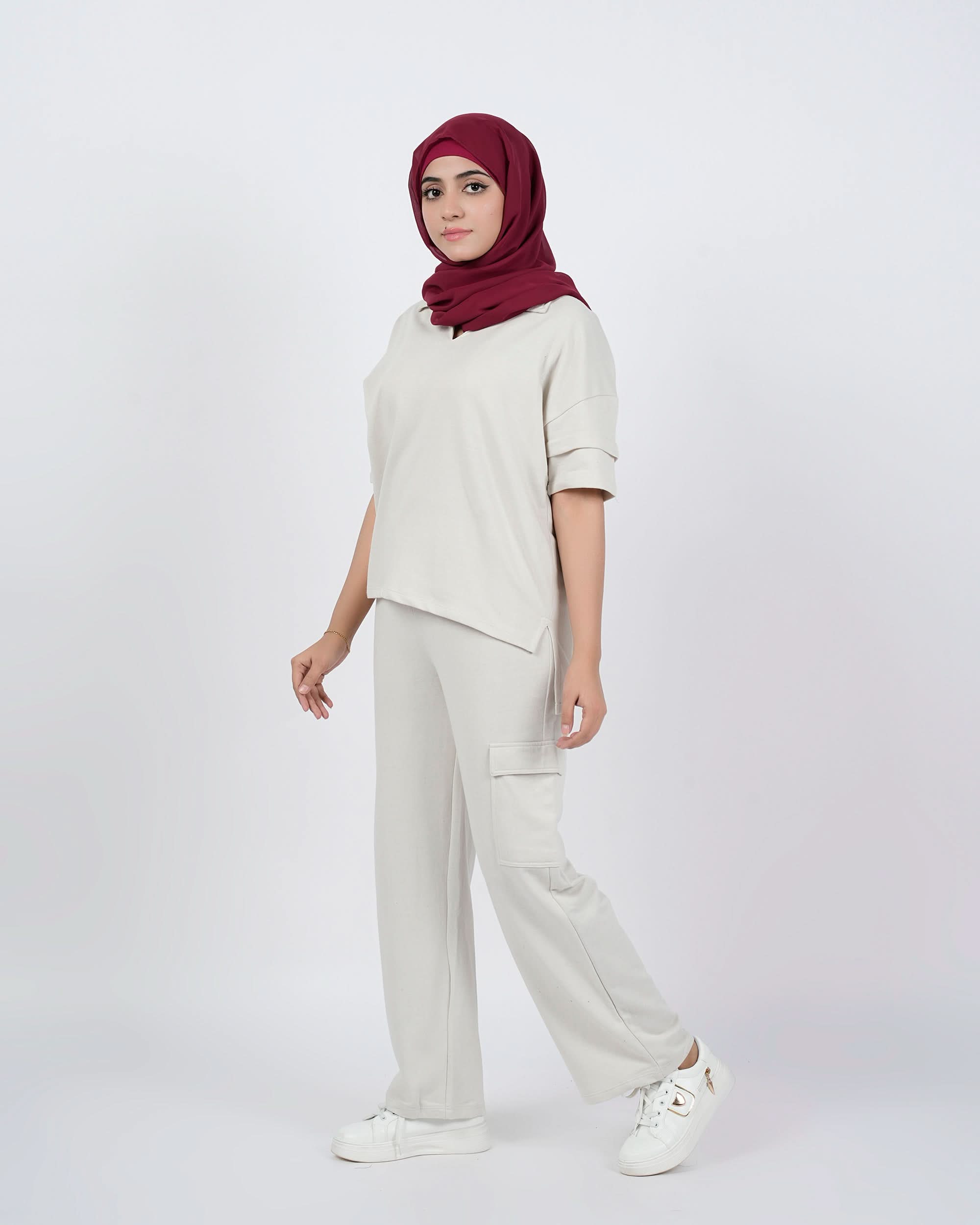 Eminent Women's Cord Set - Sand, Women Co-Ord Set, Eminent, Chase Value