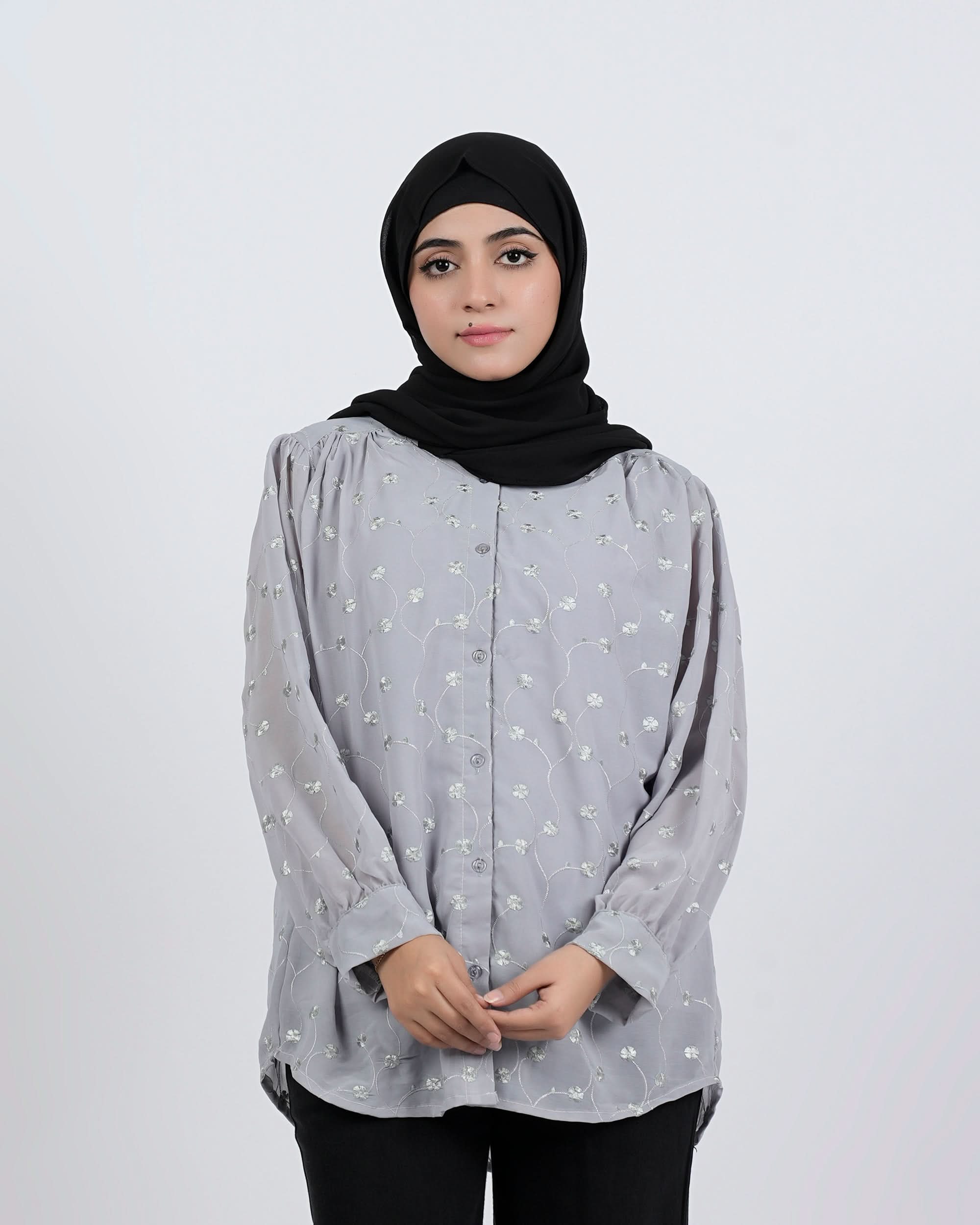 Women's Embroidered Western Top, Women T-Shirts & Tops, Chase Value, Chase Value