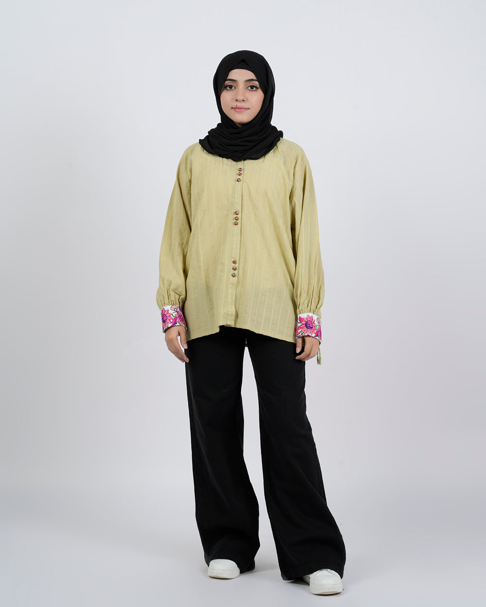 Eminent Women's Embroidered Western Top - Green, Women T-Shirts & Tops, Eminent, Chase Value