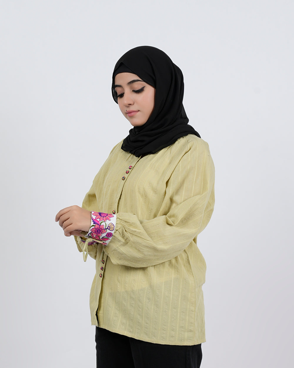 Eminent Women's Embroidered Western Top - Green, Women T-Shirts & Tops, Eminent, Chase Value