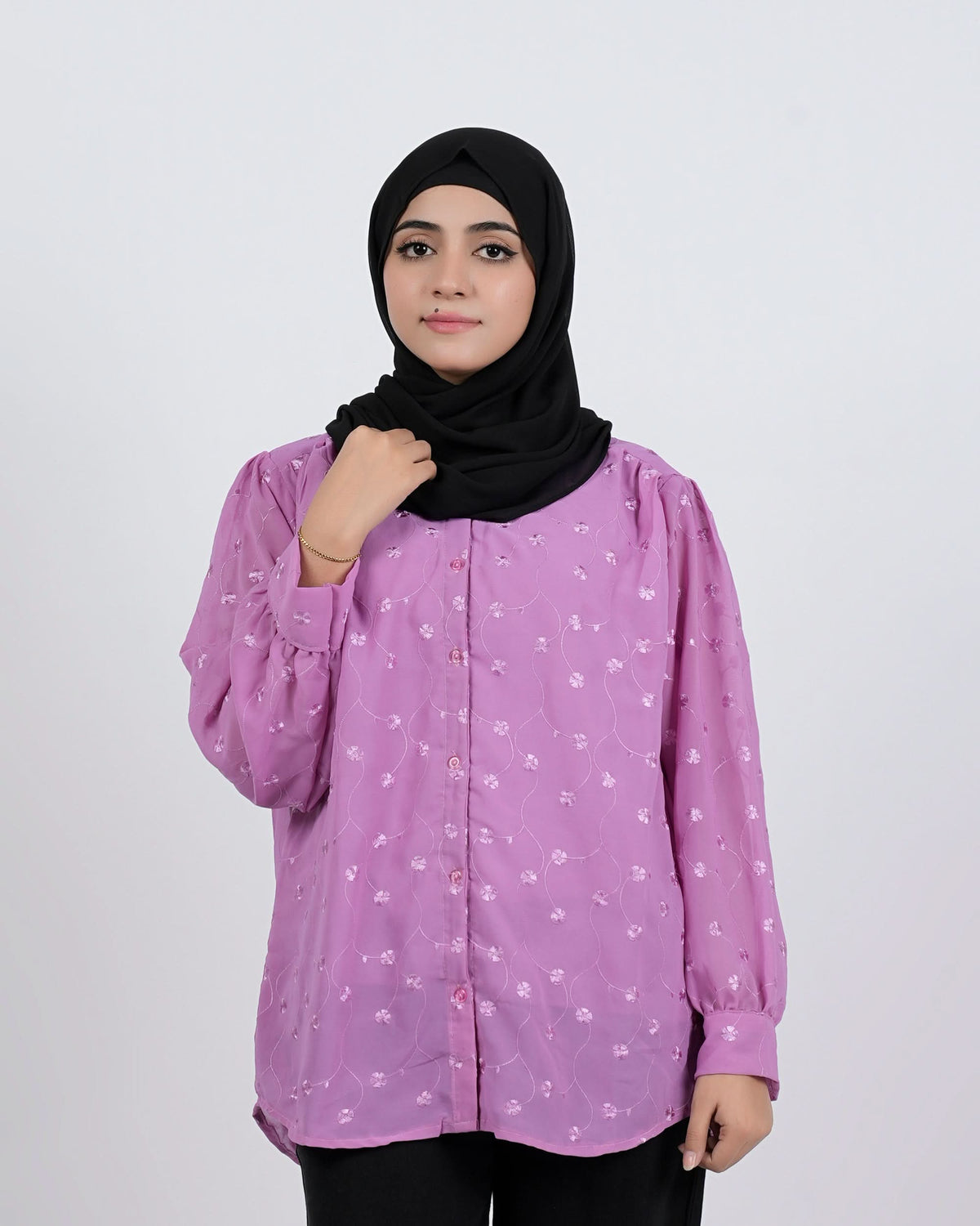 Women's Embroidered Western Top, Women T-Shirts & Tops, Chase Value, Chase Value