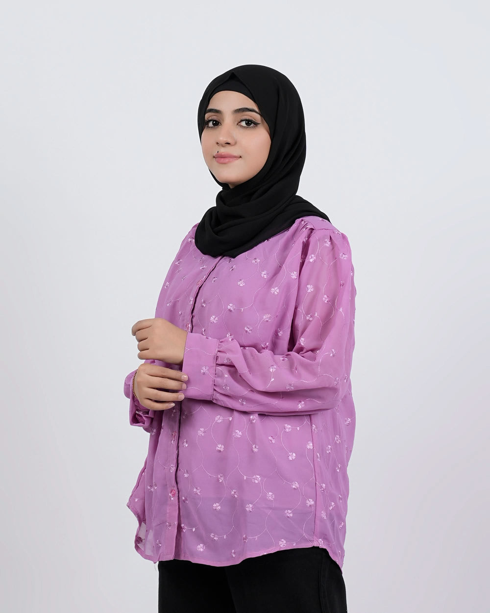 Women's Embroidered Western Top, Women T-Shirts & Tops, Chase Value, Chase Value