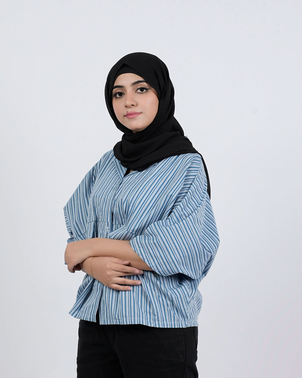 Eminent Women's Half Sleeves Stripe T-Shirt - Blue, Women T-Shirts & Tops, Eminent, Chase Value