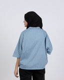 Eminent Women's Half Sleeves Stripe T-Shirt - Blue, Women T-Shirts & Tops, Eminent, Chase Value