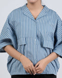 Eminent Women's Half Sleeves Stripe T-Shirt - Blue, Women T-Shirts & Tops, Eminent, Chase Value