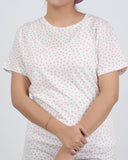 Women's Half Sleeves Printed T-Shirt - Baby Pink, Women T-Shirts & Tops, Chase Value, Chase Value