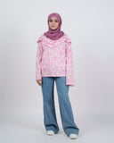 Eminent Women's Bermuda Frill Top - White & Pink, Women T-Shirts & Tops, Eminent, Chase Value