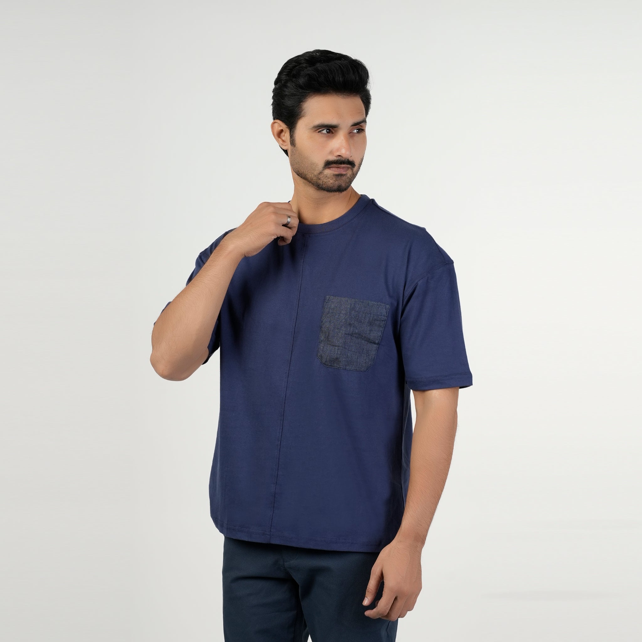 Eminent Men's Half Sleeves Round Neck T-Shirt - Navy Blue, Men's T-Shirts & Polos, Eminent, Chase Value