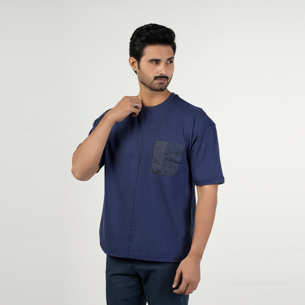 Eminent Men's Half Sleeves Round Neck T-Shirt - Navy Blue, Men's T-Shirts & Polos, Eminent, Chase Value