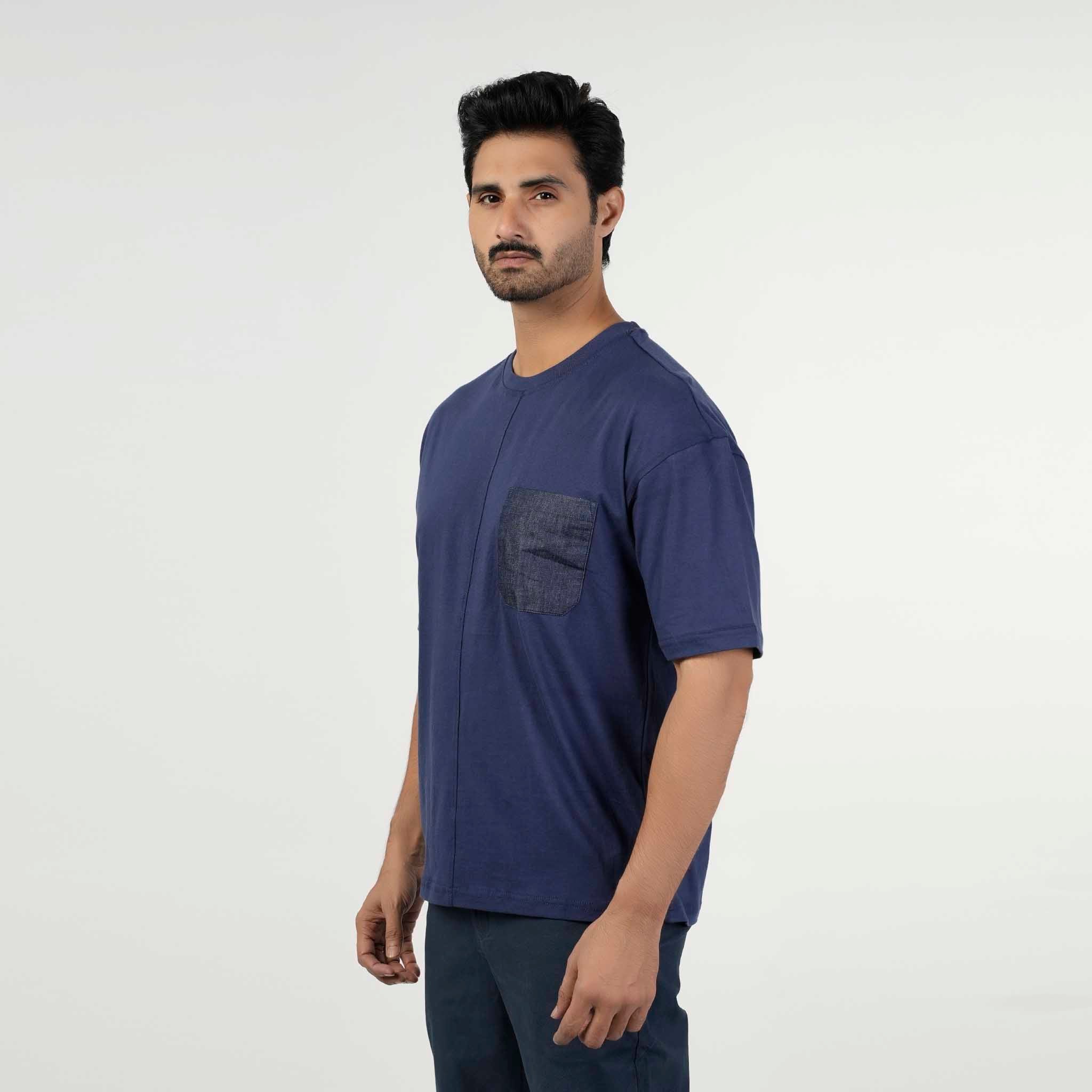 Eminent Men's Half Sleeves Round Neck T-Shirt - Navy Blue, Men's T-Shirts & Polos, Eminent, Chase Value