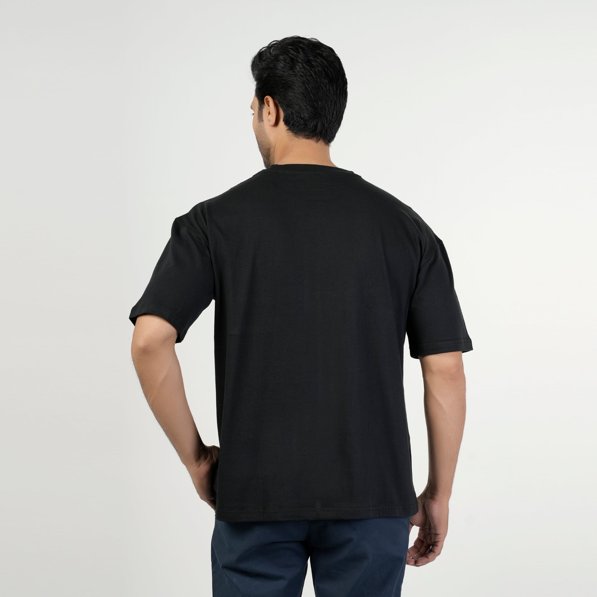 Eminent Men's Half Sleeves Round Neck T-Shirt - Black, Men's T-Shirts & Polos, Eminent, Chase Value