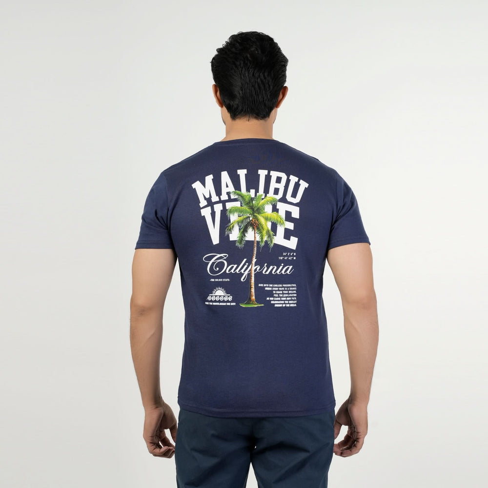Valuable Men's Half Sleeves T-Shirt - Navy Blue, Men's T-Shirts & Polos, Chase Value, Chase Value
