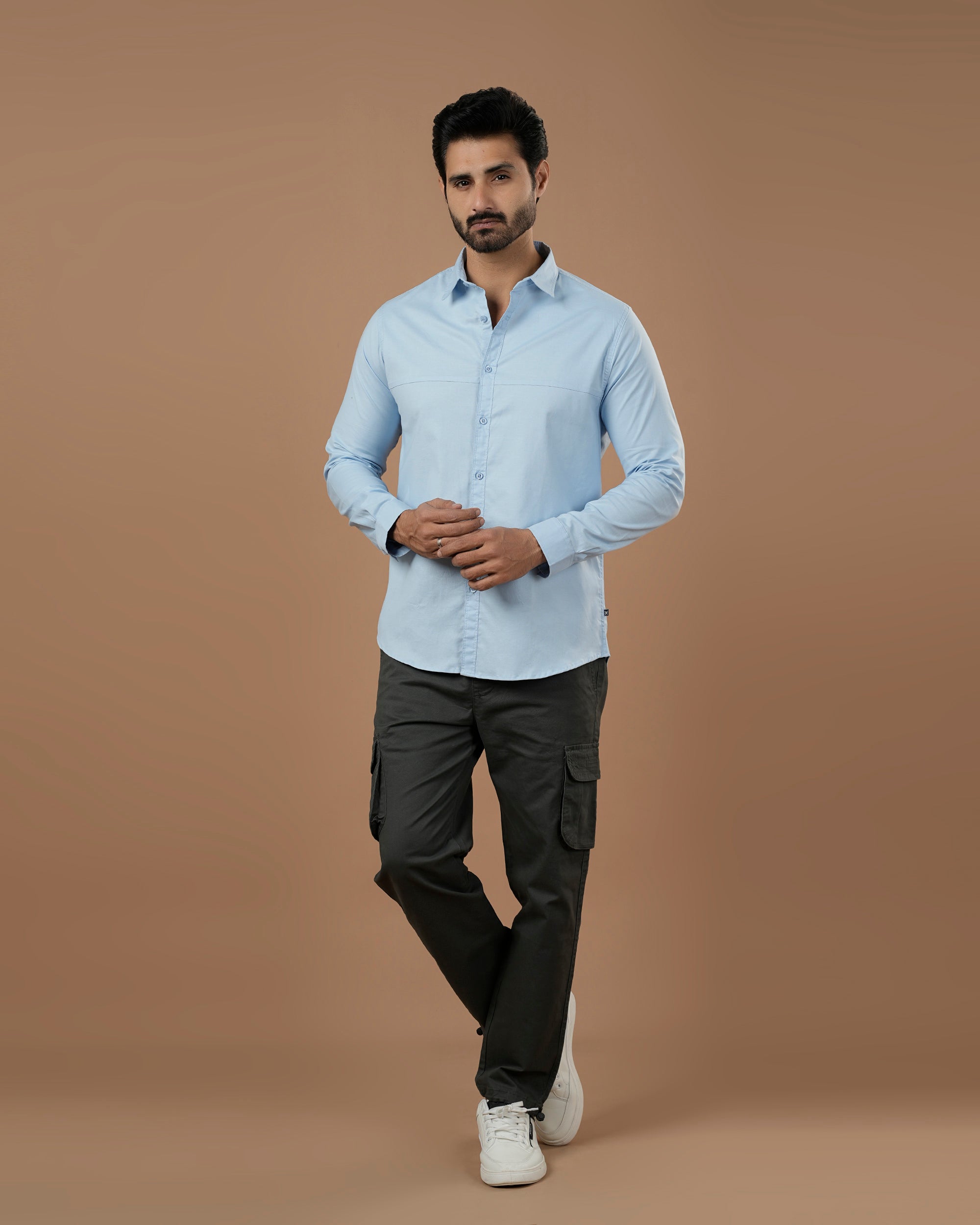Eminent Men Casual Shirt Full Sleeves Plain, Men's Shirts, Eminent, Chase Value