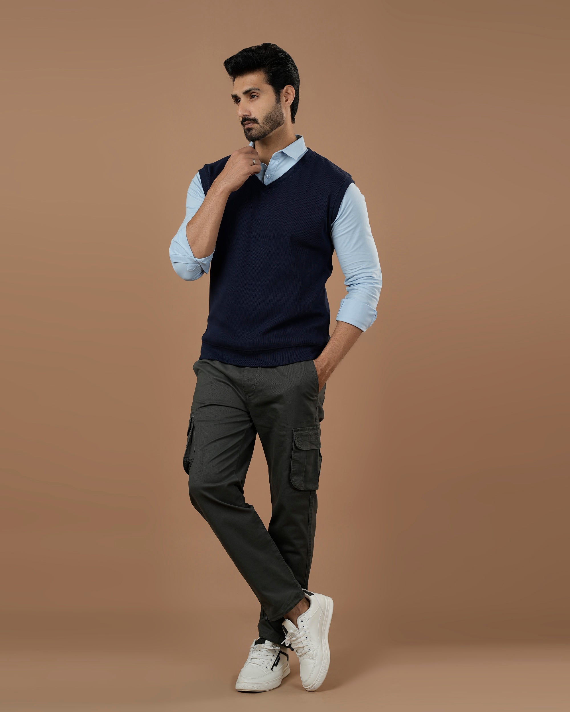 Valuable Men Basic Sleeveless Sweater, Men's Sweater & Sweat Shirts, Chase Value, Chase Value