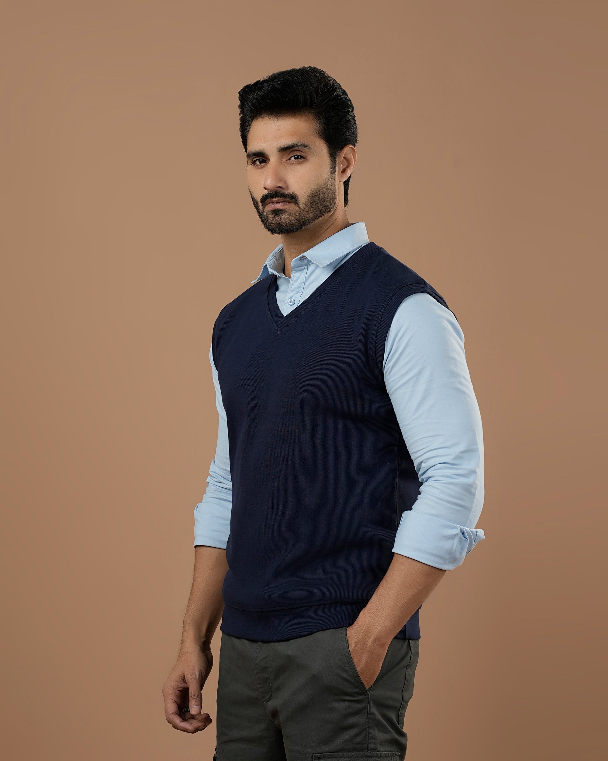 Valuable Men Basic Sleeveless Sweater, Men's Sweater & Sweat Shirts, Chase Value, Chase Value