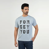 Valuable Men's Half Sleeves Round Neck T-Shirt - Light Blue, Men's T-Shirts & Polos, Chase Value, Chase Value