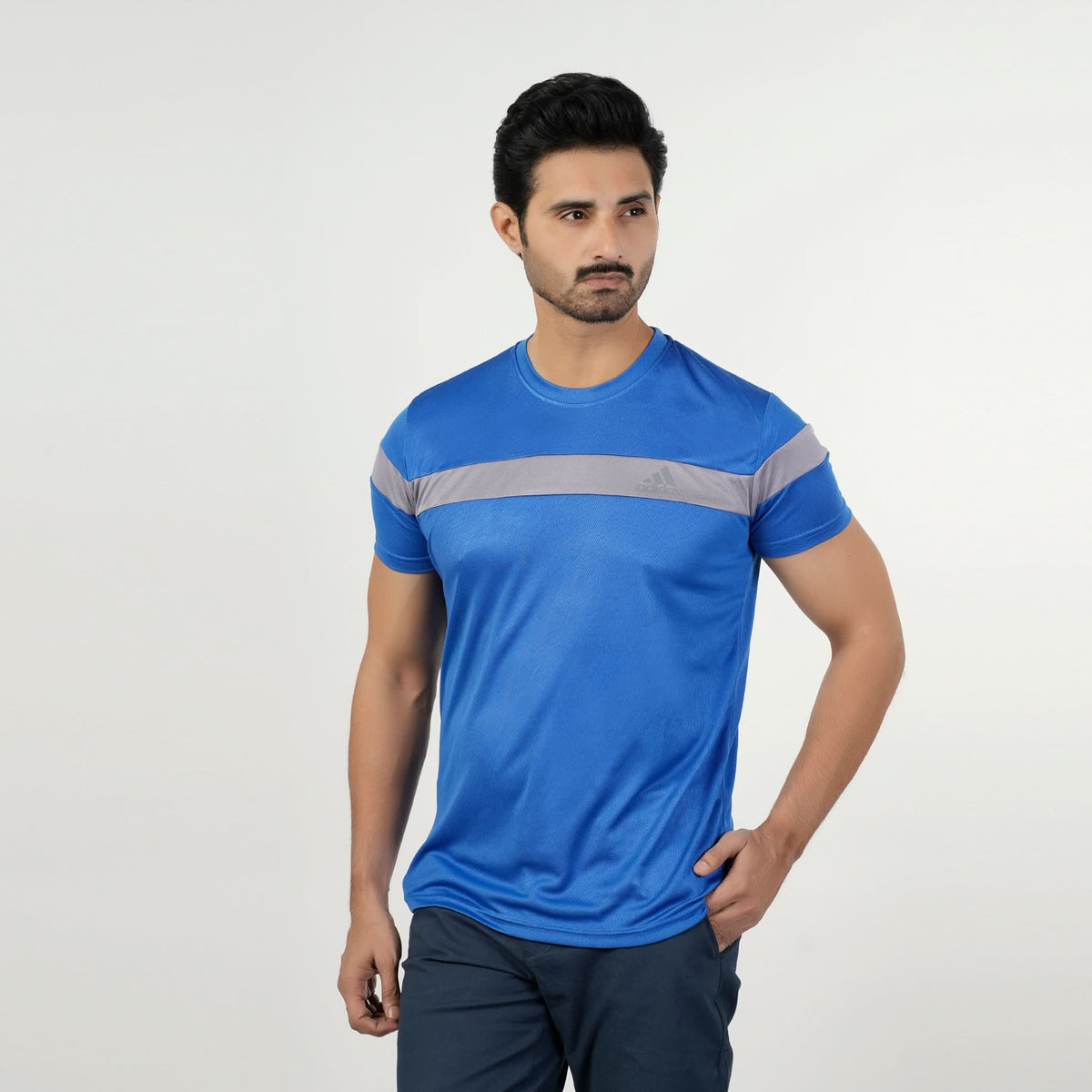 Men's Half Sleeves Round Neck T-Shirt - Royal Blue, Men's T-Shirts & Polos, Chase Value, Chase Value