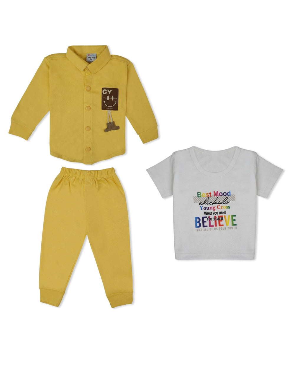 Valuables Newborn Boys 3-Piece Interlock Suit, Newborn Boys Sets & Suits, Chase Value, Chase Value