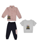 Valuables Newborn Boys 3-Piece Interlock Suit, Newborn Boys Sets & Suits, Chase Value, Chase Value