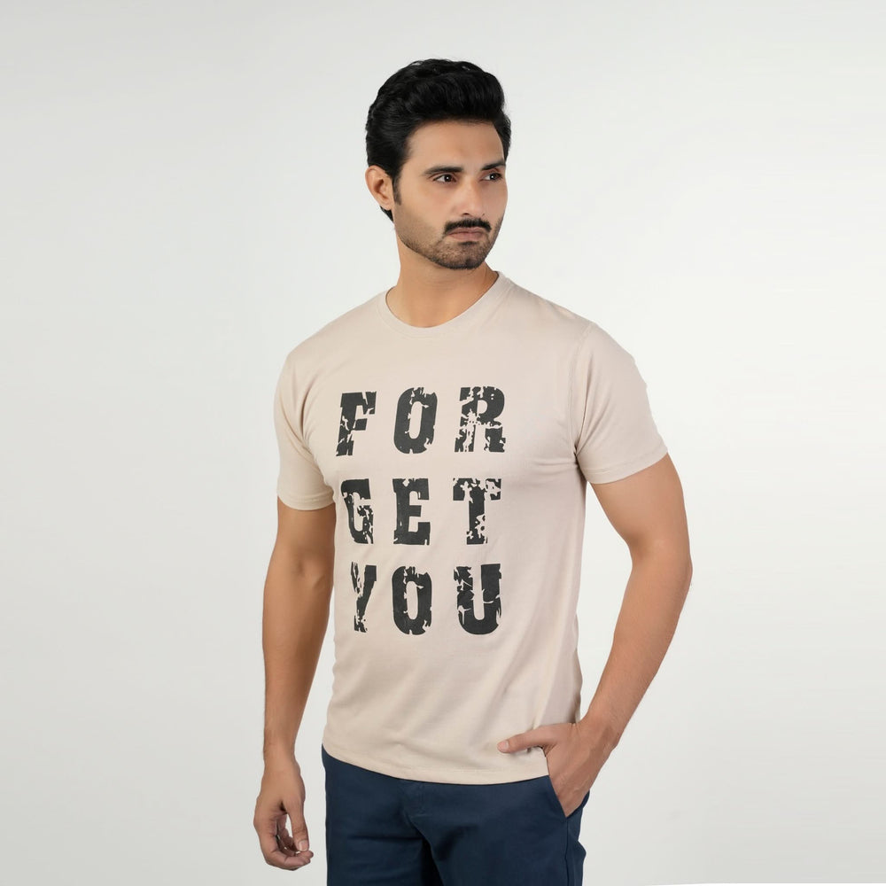 Valuable Men's Half Sleeves Round Neck T-Shirt - Fawn, Men's T-Shirts & Polos, Chase Value, Chase Value