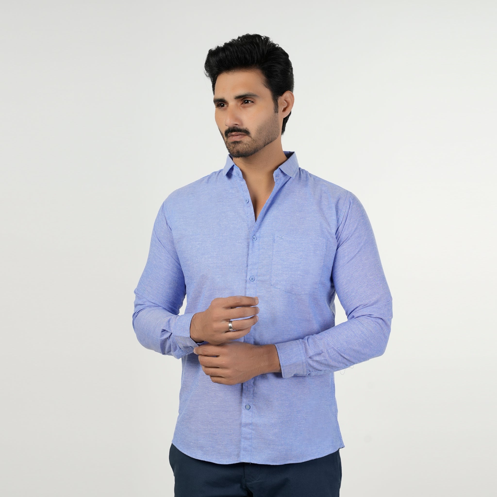 Men's Casual Shirt - Blue, Men's Shirts, Chase Value, Chase Value