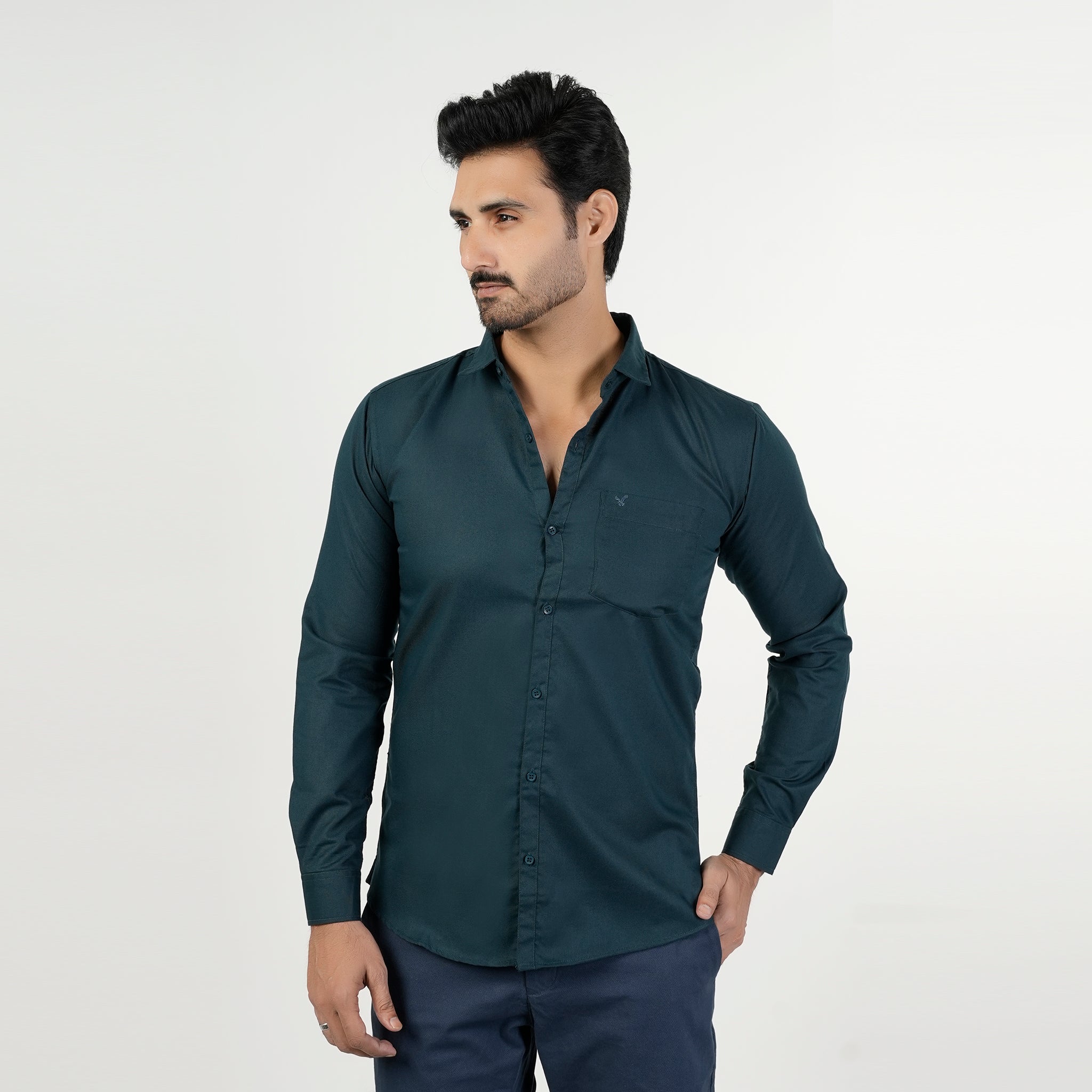 Men's Casual Shirt - Teal, Men's Shirts, Chase Value, Chase Value