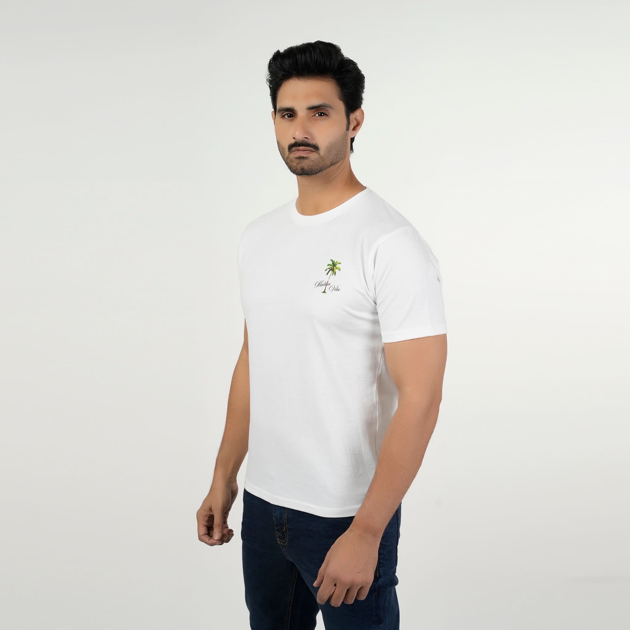 Valuable Men's Half Sleeves T-Shirt - White, Men's T-Shirts & Polos, Chase Value, Chase Value