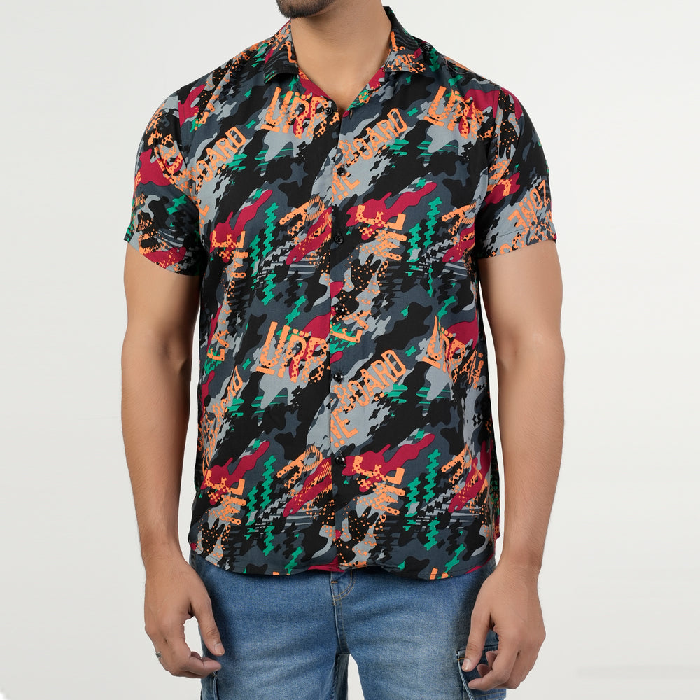 Men's Casual Half Sleeves Linen Shirt, Men's Shirts, Chase Value, Chase Value