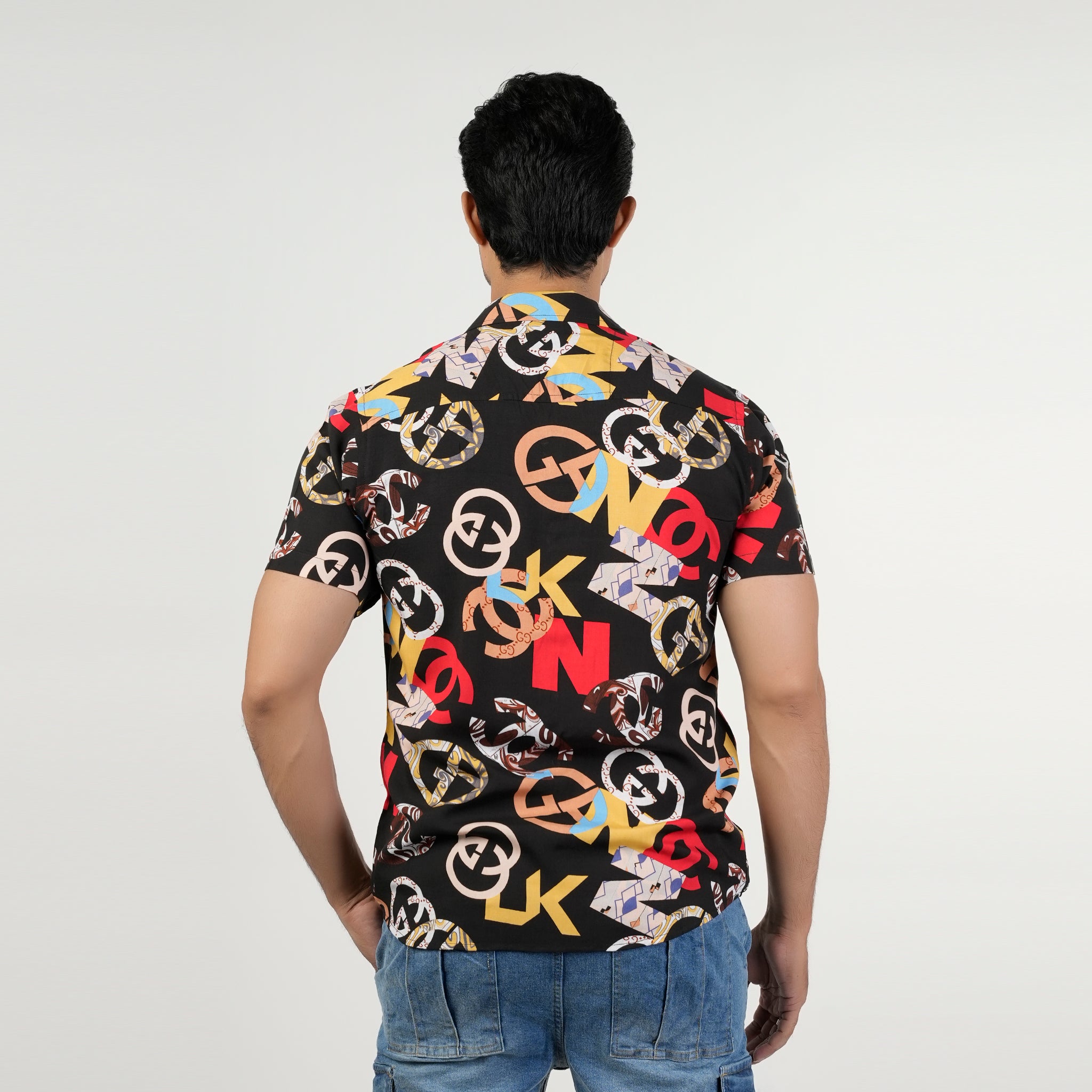 Men's Casual Half Sleeves Linen Shirt, Men's Shirts, Chase Value, Chase Value