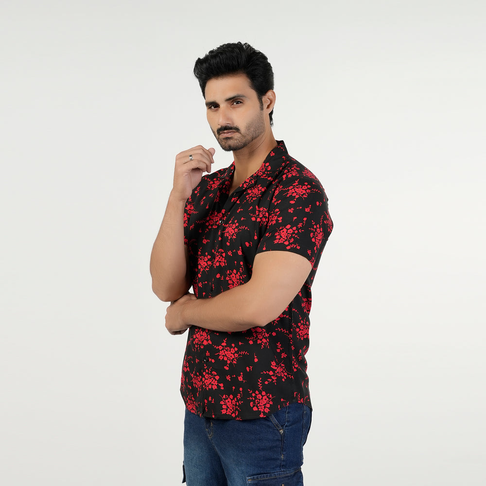 Men's Casual Half Sleeves Linen Shirt, Men's Shirts, Chase Value, Chase Value