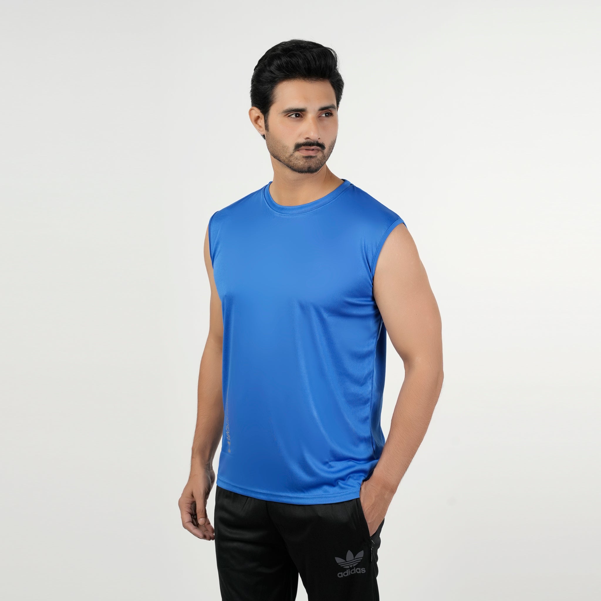 Men's SW Sando T-Shirt with Logo – Sleeveless Cotton Tee, Men's T-Shirts & Polos, Chase Value, Chase Value