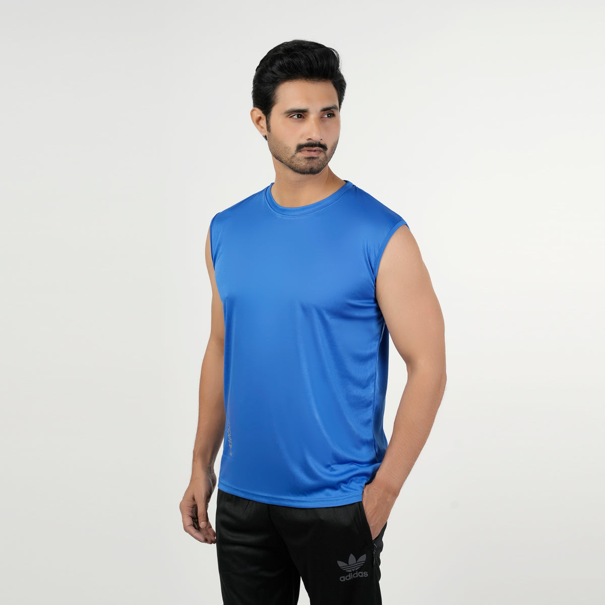 Men's SW Sando T-Shirt with Logo – Sleeveless Cotton Tee, Men's T-Shirts & Polos, Chase Value, Chase Value