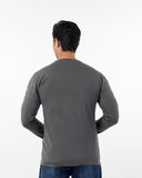 Men's Full Sleeves T-Shirt - Grey, Men's T-Shirts & Polos, Chase Value, Chase Value